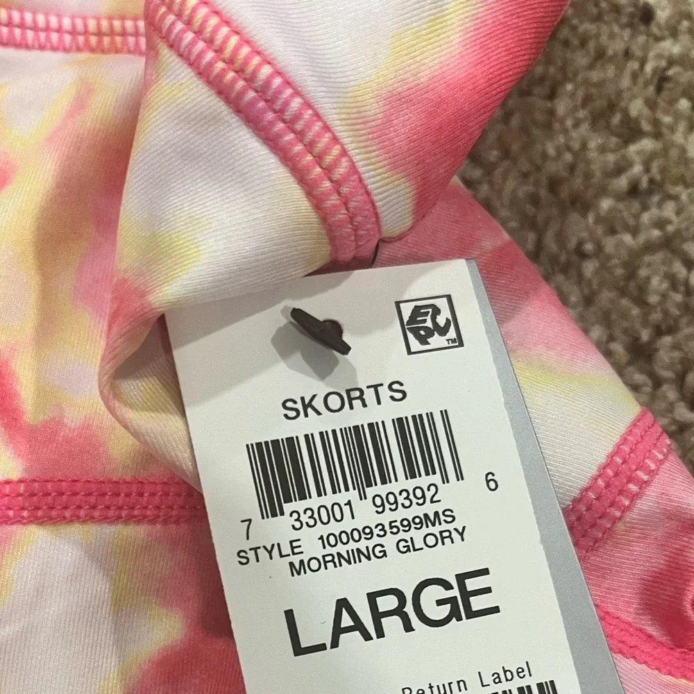 NEW! Ideology Women’s Tiered Quick Dry Tie-Dye Print Skort - Picture 3 of 3